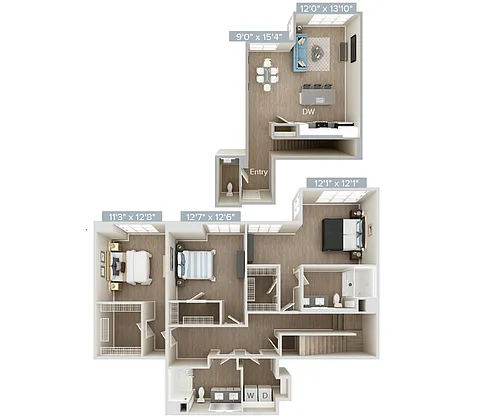 Floor plan C3TU-1936