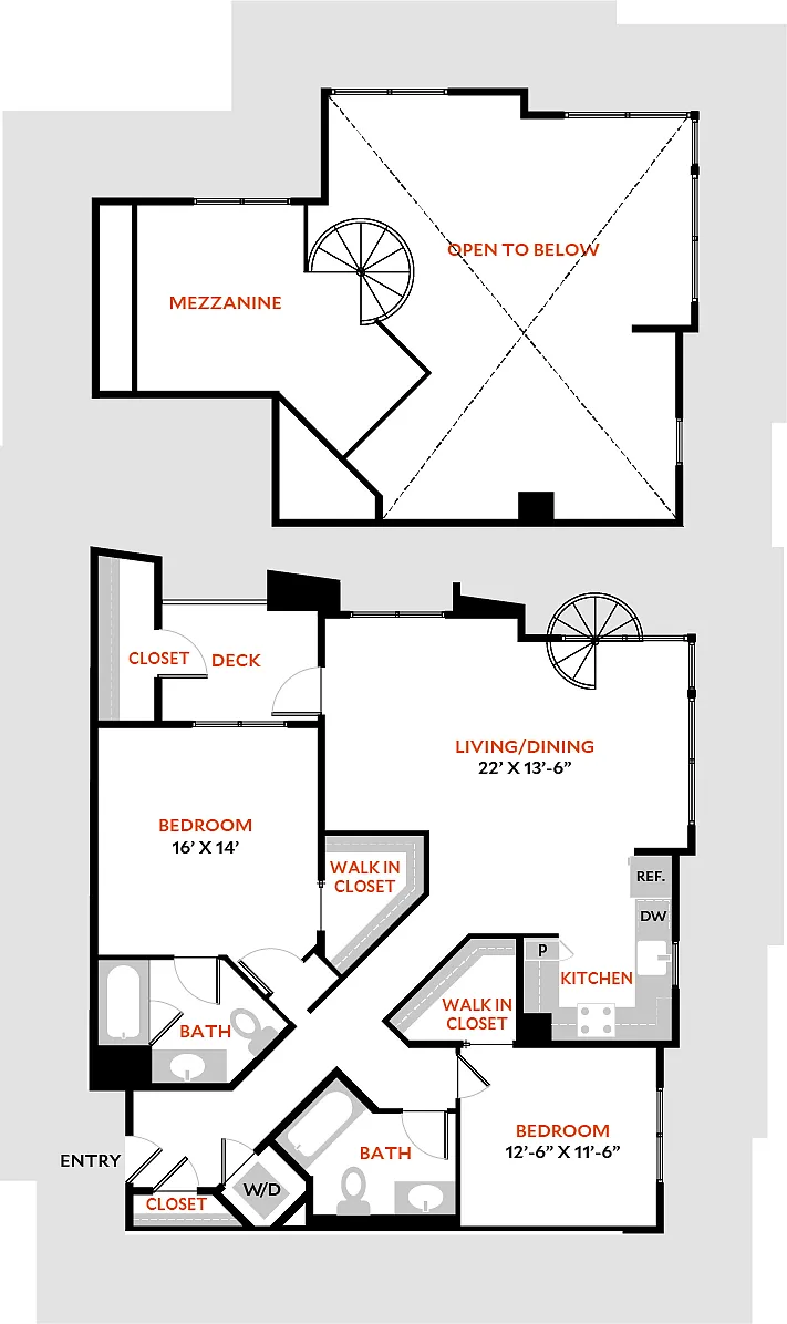 Floor plan Plan 2K