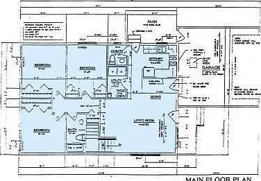 upper level floor plan (full basement)