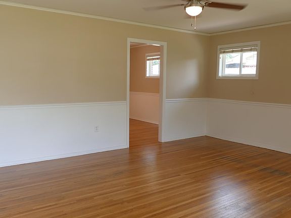 Living room. Doorway shown leads into formal dining room.