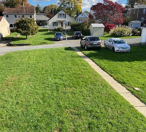 825 Mill Street back yard