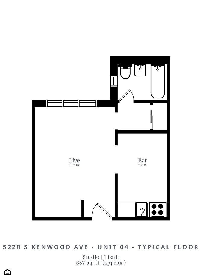 Floor plan Studio (A2)