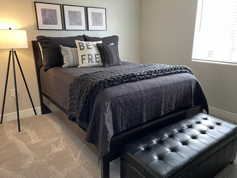 One of the two additional bedrooms (they are identical)
