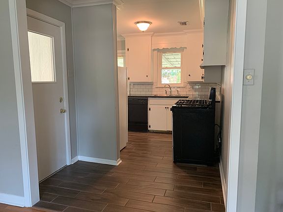 View into kitchen