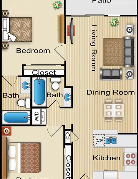 Tivoli Floorplan Diagram