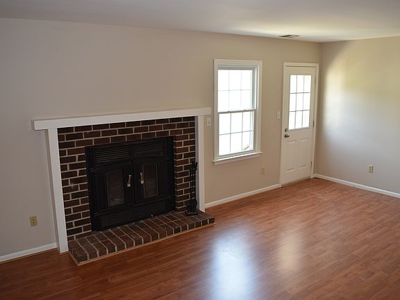 Family Room with new wood flooring