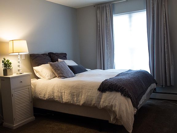 Quiet bedroom with new blinds