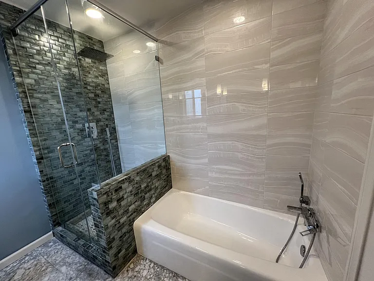 Master bathroom tub