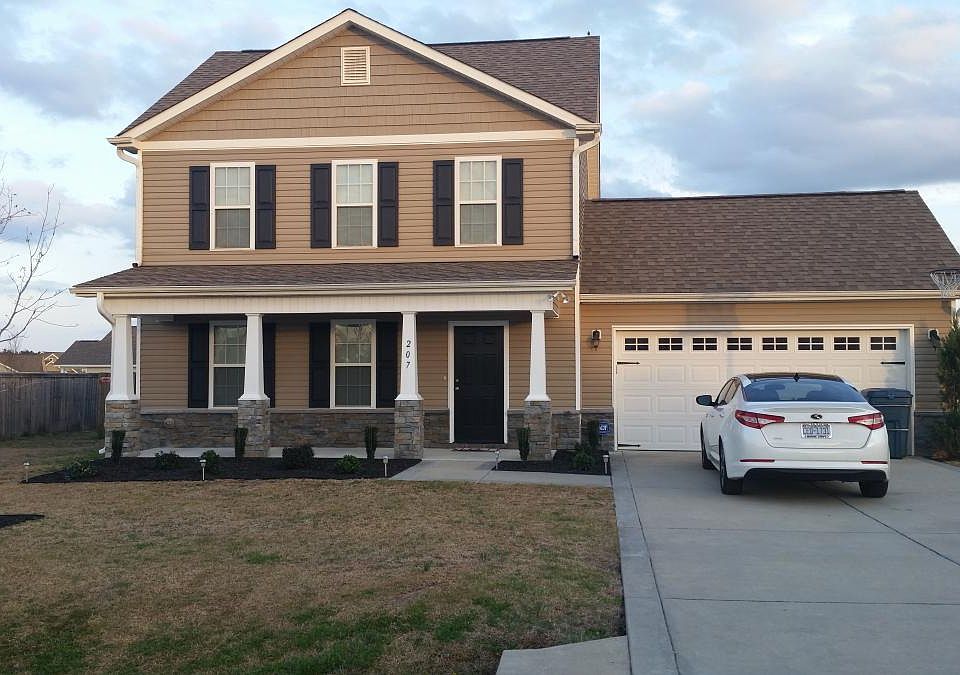 front of the house