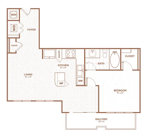 Floor plan A2B