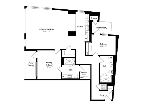 Floor plan B3