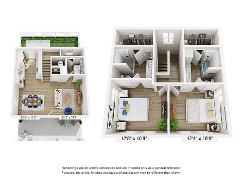 Floor plan Cottage B3