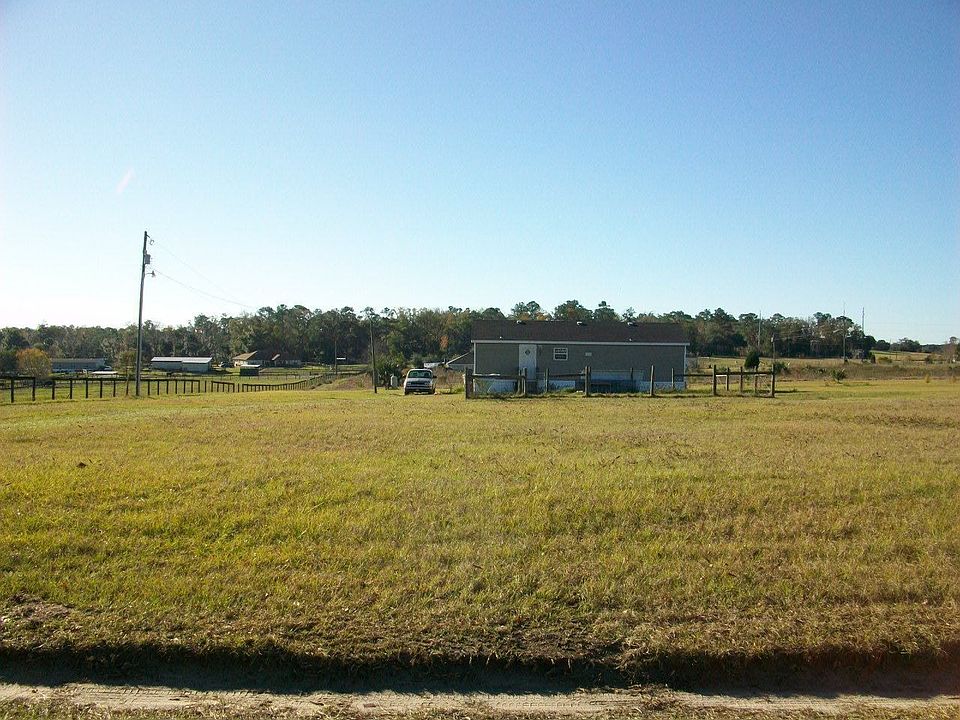 Rear of mobile home