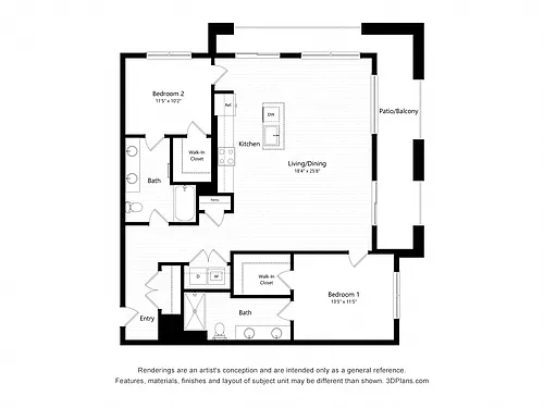 Floor plan B3