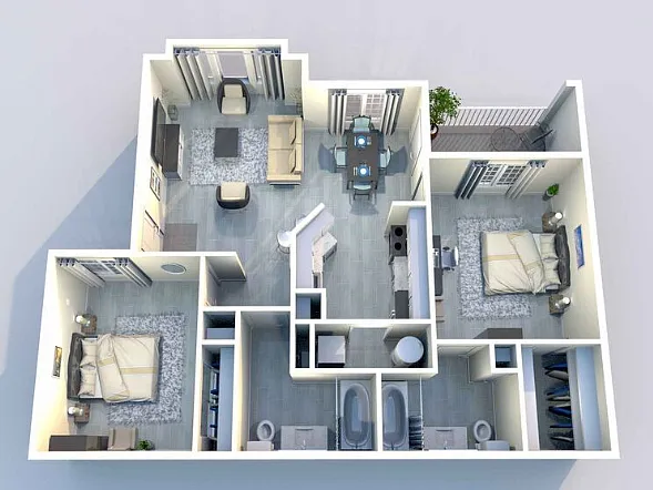 Floor plan The 900