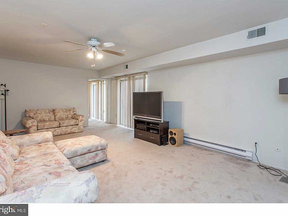 Living room w/Slider to deck