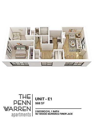 Floor plan 2 Bedroom