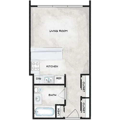 Floor plan Studio