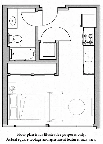 Floor plan S5 Studio North