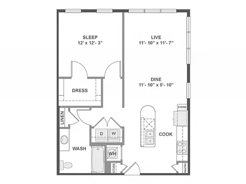 Floor plan A3b