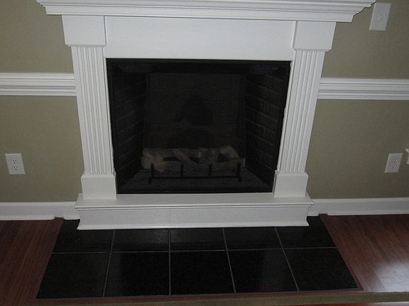 Cozy fireplace