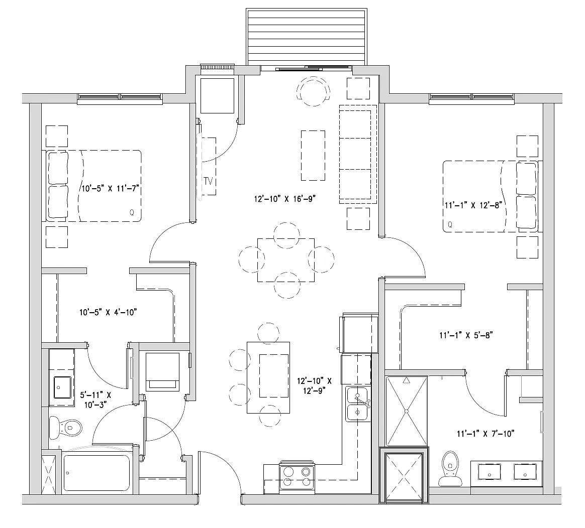 Floor plan Grand Marais