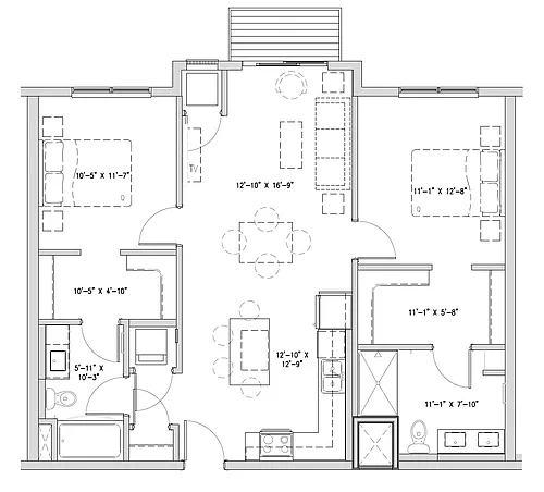 Floor plan Grand Marais