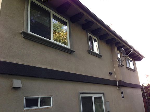 Rear view of upstairs unit