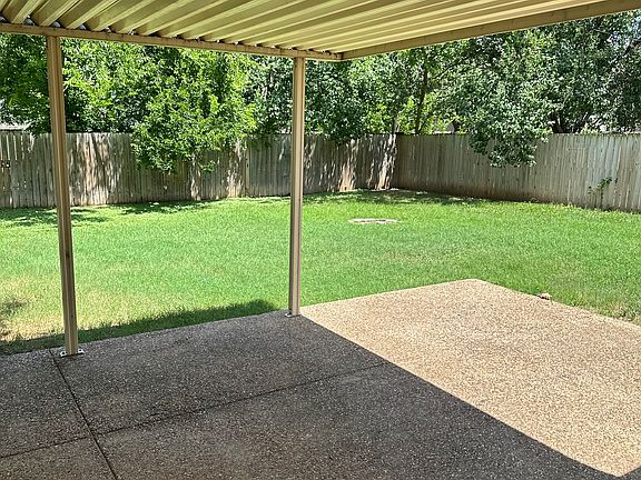 Large covered patio