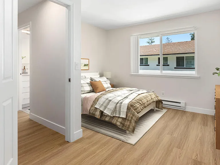 Bedroom with Hard Surface Flooring