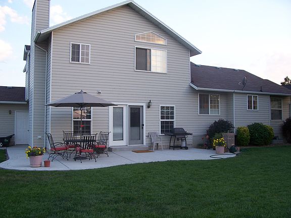 view looking at back of home