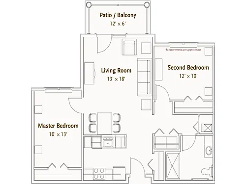 Floor plan Bedford