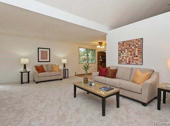 Spacious living room. Easily flows to adjacent sitting areas.