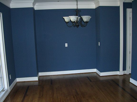 Beautiful hardwoods in the dining room