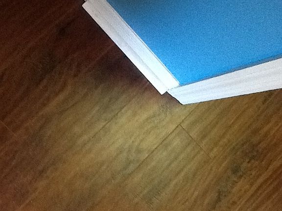 Laminate floors throughout