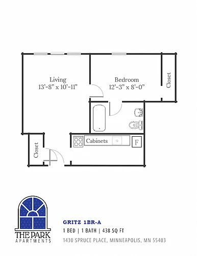 Floor plan Gritz | 1BR-A