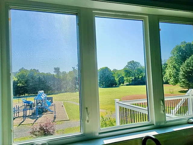 View from kitchen