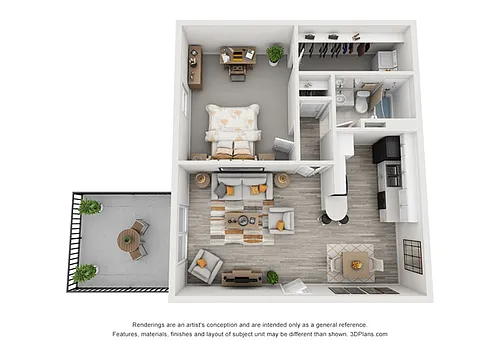 Floor plan Emerson 1-1