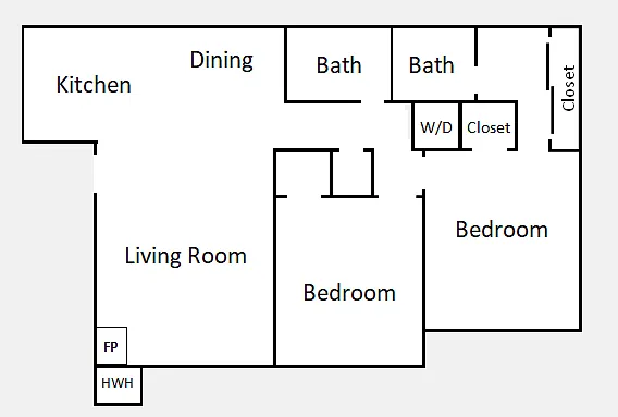 Floor plan Model D