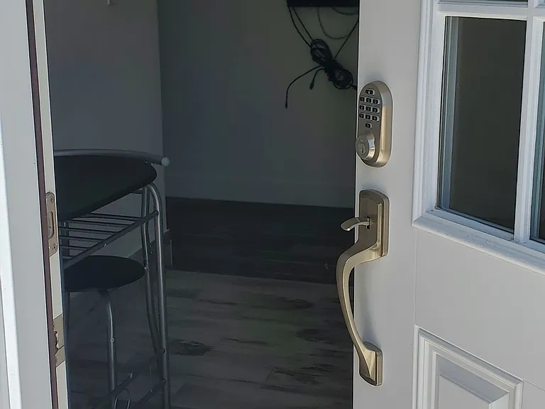 View from the entrance. A smooth transition from your private walkway to a comfortable living area.