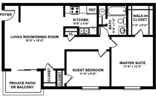 Floor plan Piney