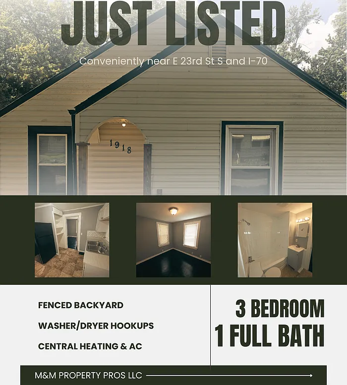 3 bed, 1.0 bath, 840 sqft, $1,200 — Photo 1
