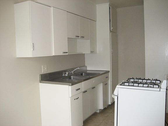 Kitchen with gas stove