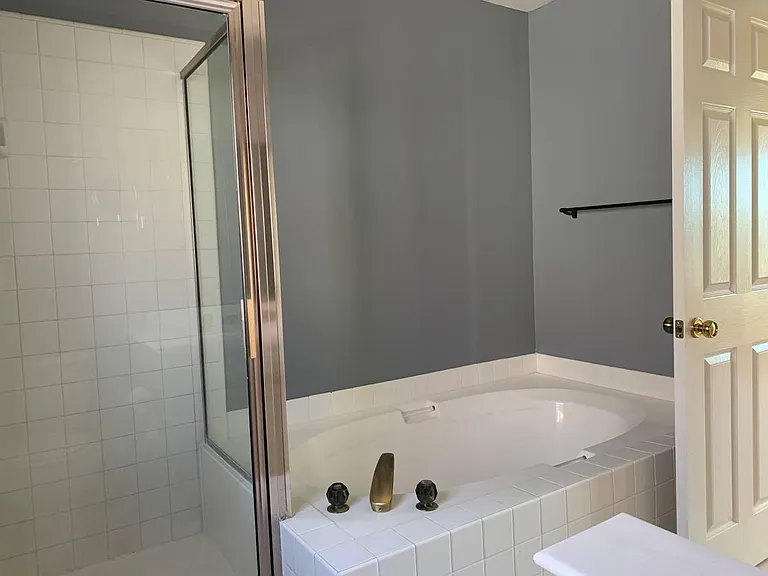 Master Bedroom Roman Tub and Shower