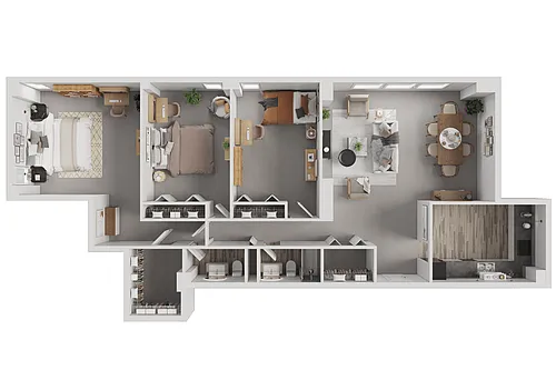 Floor plan 3 BEDROOM