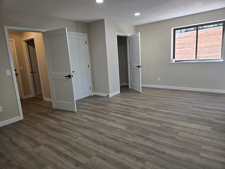Basement Bedroom; fully finished with attached bathroom and closet