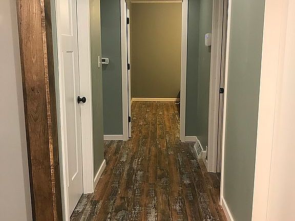 Hall from kit. to bedrooms