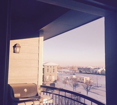 East balcony