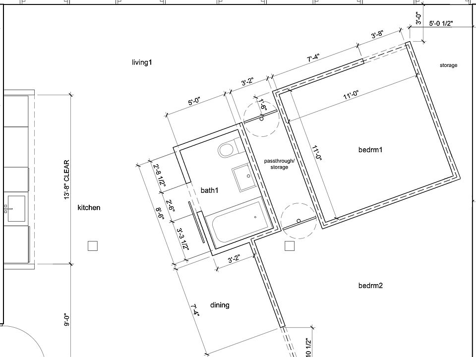 Unit 105 Floor Plan