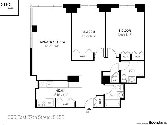 2nd image of 200 E 87th St APT 12e